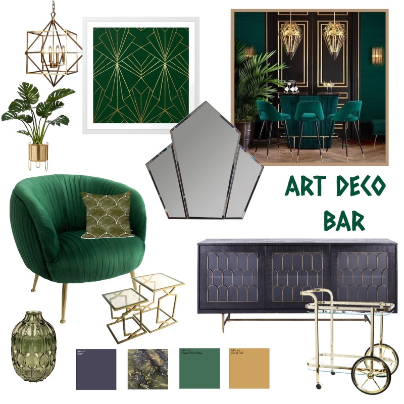 Art Deco Bar Mood Board by TSwanson on Style Sourcebook