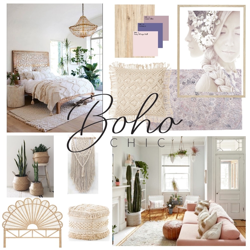 Boho Chic Mood Board Mood Board by missemmalaw on Style Sourcebook