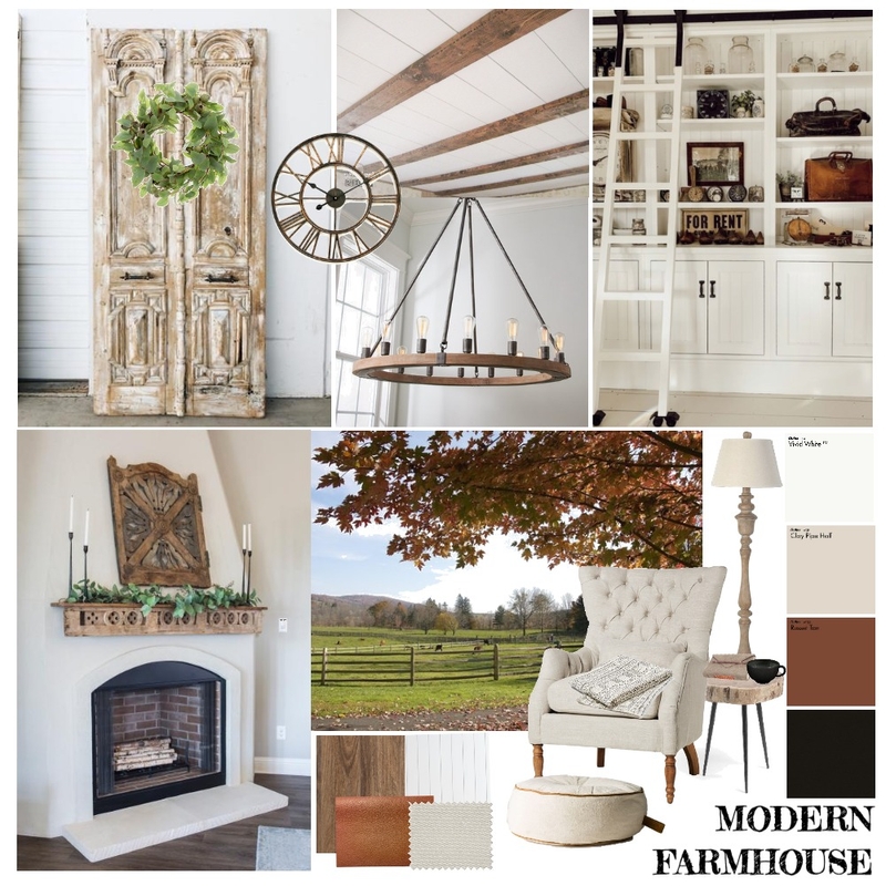 MODERN FARMHOUSE Mood Board by gmavris on Style Sourcebook