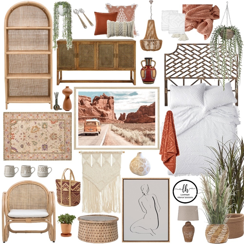 DESERT BOHO Mood Board by LionHeart on Style Sourcebook