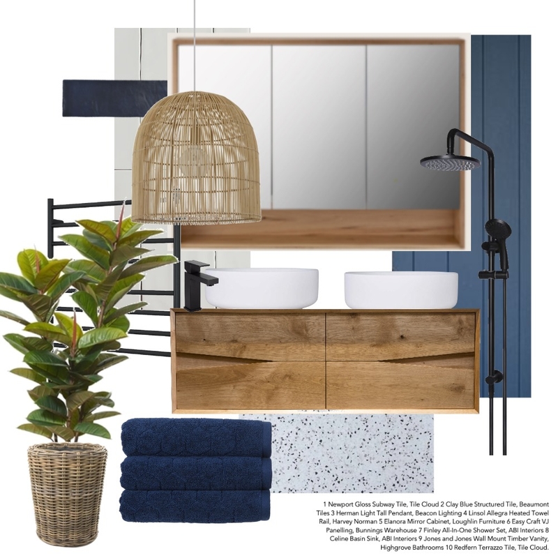 Modern Bathroom Mood Board by studiogeorgie on Style Sourcebook