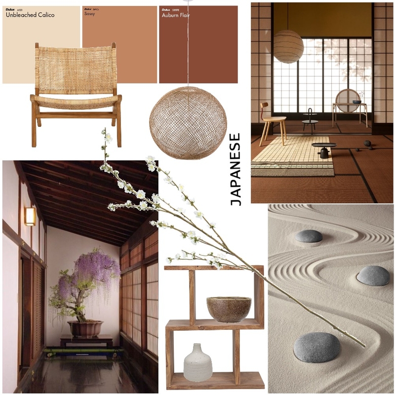 Japanese Mood Board by zaradesign on Style Sourcebook