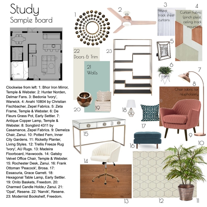 Mod9 Study Mood Board by AbbieJones on Style Sourcebook