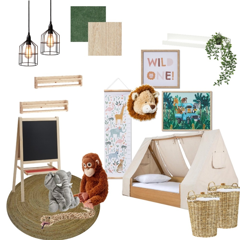 Ariya's Safari Mood Board by Peach Place on Style Sourcebook