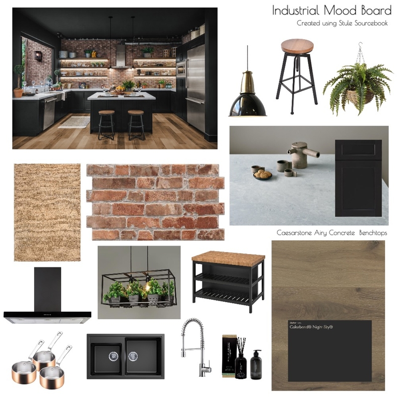 Industrial Kitchen Mood Board by Caity on Style Sourcebook