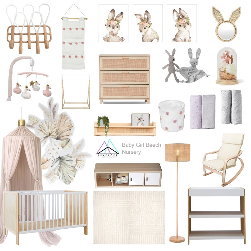 Nursery Mood Board by Invelope on Style Sourcebook