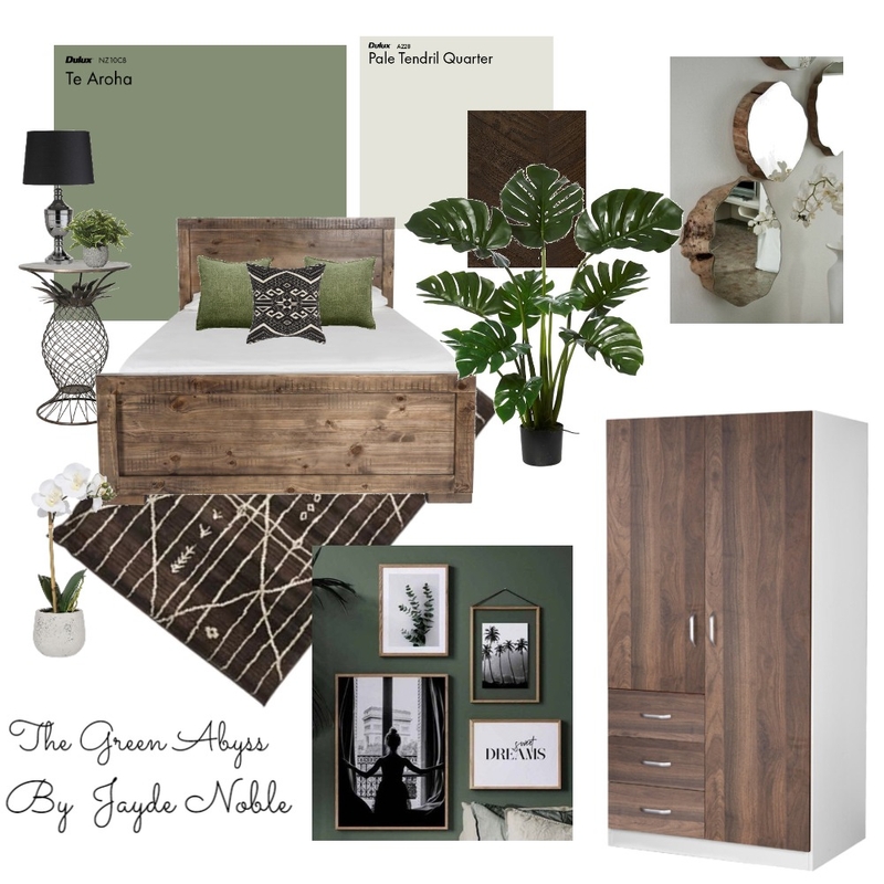 The Green Abyss Mood Board by Jayde on Style Sourcebook