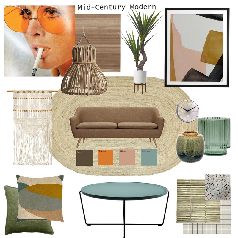 mid century modern Mood Board by georgiamurphy on Style Sourcebook