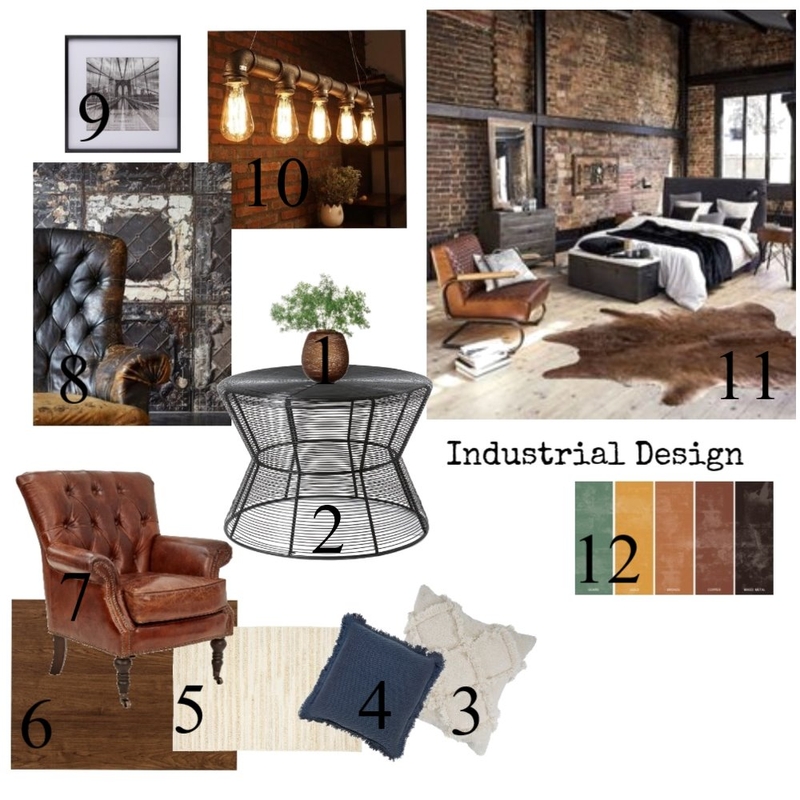 Industrial Design Mood Board by Anna Imporowicz on Style Sourcebook