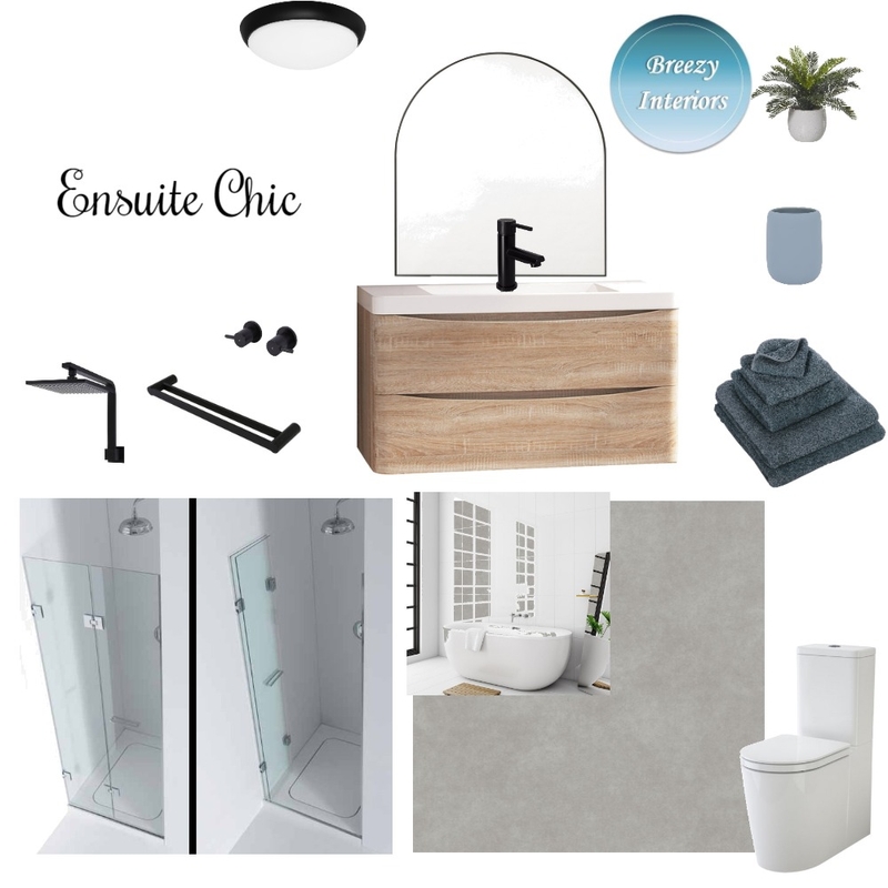 Ensuite Chic Mood Board by Breezy Interiors on Style Sourcebook