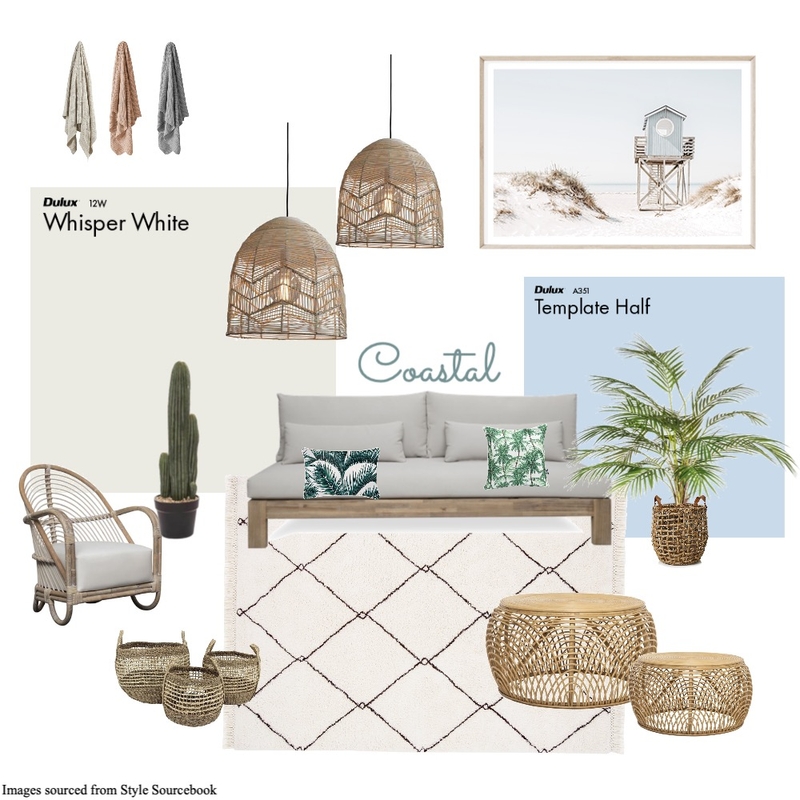 Coastal Lounge Mood Board by Bronwen Walker on Style Sourcebook