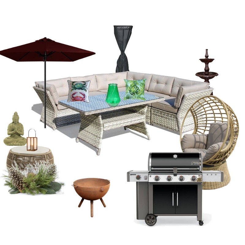 Oliver's mansion back yard Mood Board by alveena on Style Sourcebook