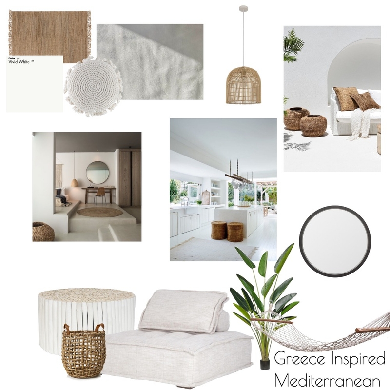 Greek Med Mood Board by ANDRA collective on Style Sourcebook