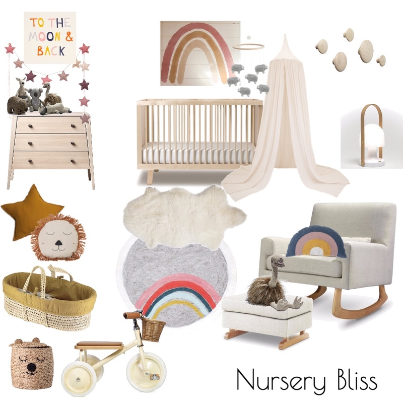 Nursery Bliss Mood Board by MISS G Interiors on Style Sourcebook