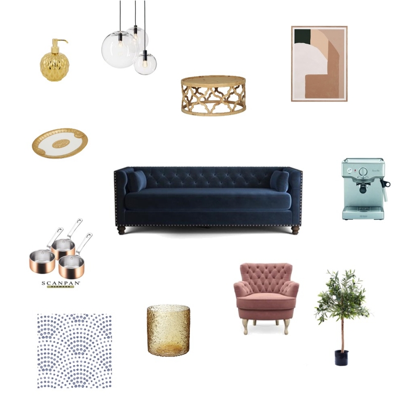 Mid-century  Modern Mood Board by EllenZhang on Style Sourcebook