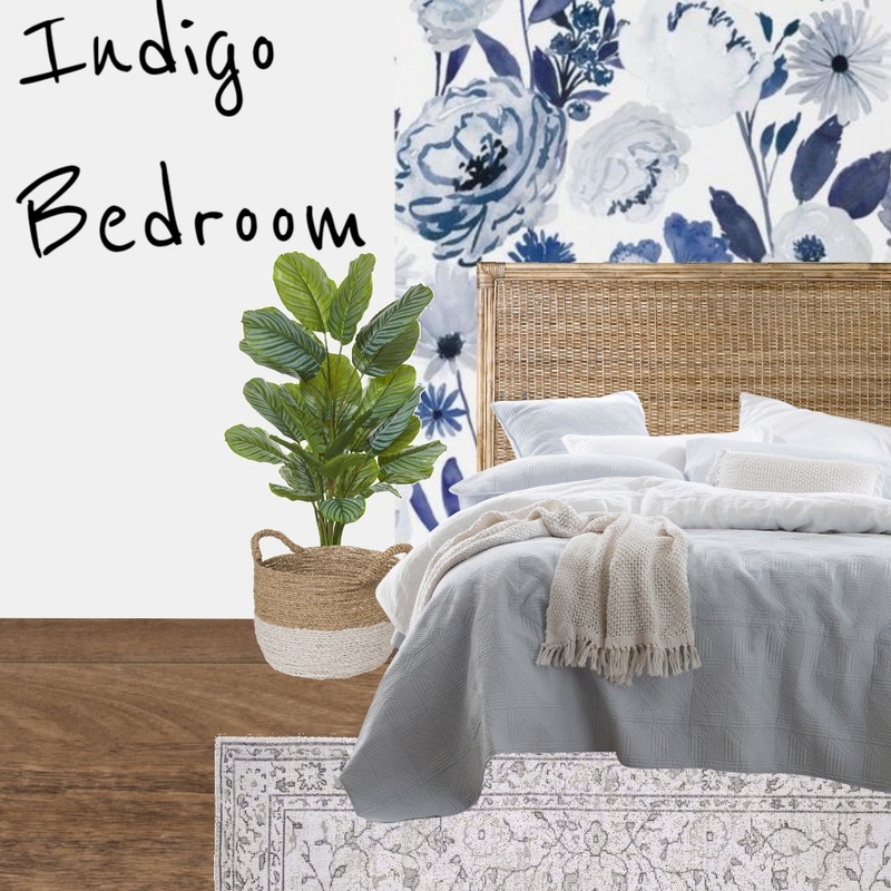 Indigo Bedroom Mood Board by Noa Segal on Style Sourcebook