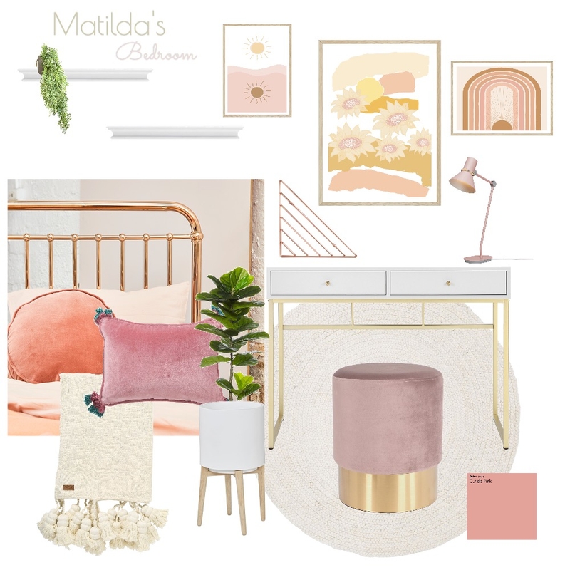 Matilda's Bedroom Mood Board by The Organized Life  on Style Sourcebook