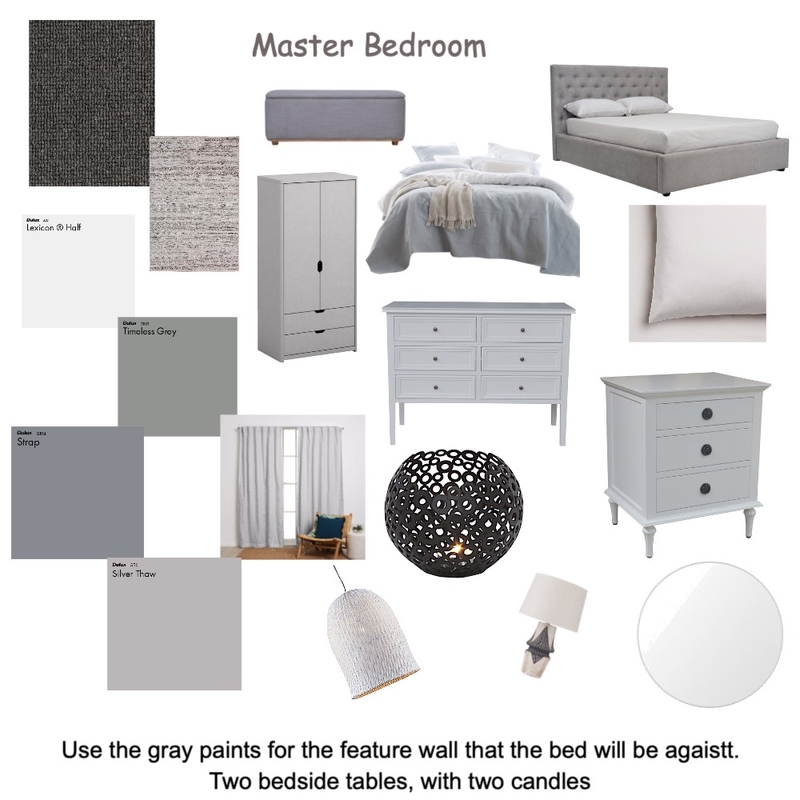 Master Bedroom Mood Board by Layla_anson on Style Sourcebook