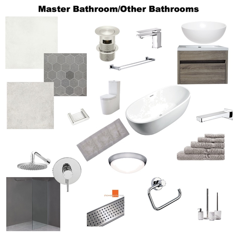 Master Bathroom/Other Bathrooms Mood Board by Layla_anson on Style Sourcebook