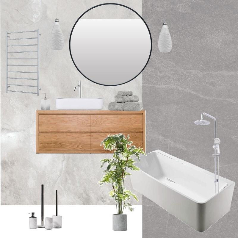 bathroom with palm Mood Board by Holi Home on Style Sourcebook