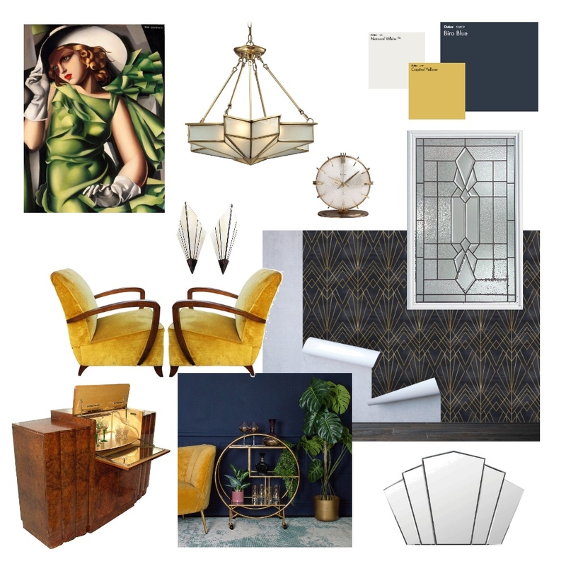 Art Deco Mood Board by Tiger Stripe Studio on Style Sourcebook