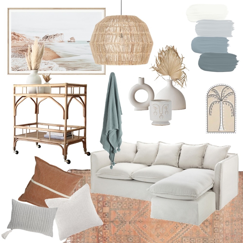 Coastal Moroccan Mood Board by Ballantyne Home on Style Sourcebook