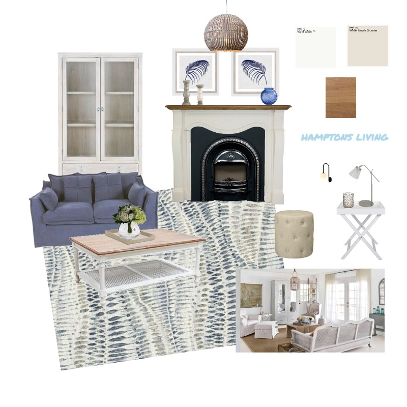 Hamptons living Mood Board by Lauren R on Style Sourcebook