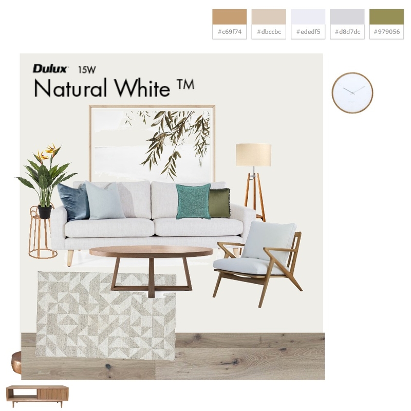 Minimalist Natural Living Room Mood Board by KarissaV on Style Sourcebook