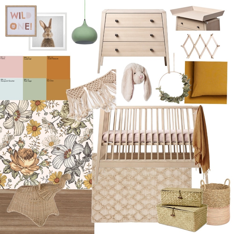 boho nursury Mood Board by Neta on Style Sourcebook