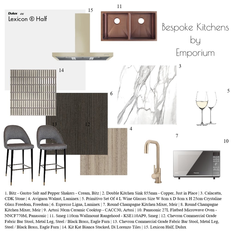 Bronze & Stone Rushcutters Bay Mood Board by Bespoke by Emporium Design on Style Sourcebook