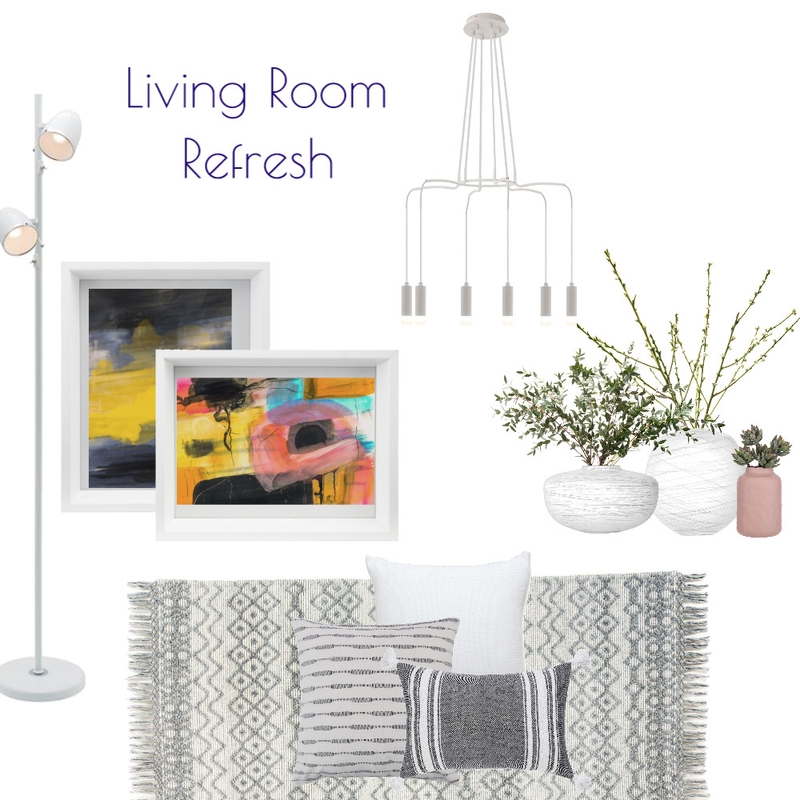 Living Room Refresh Mood Board by Kohesive on Style Sourcebook