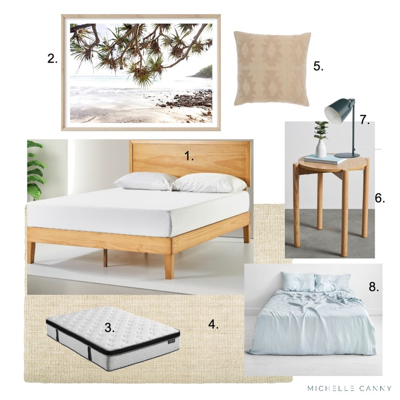 Coastal Bedroom Mood Board by Michelle Canny Interiors on Style Sourcebook