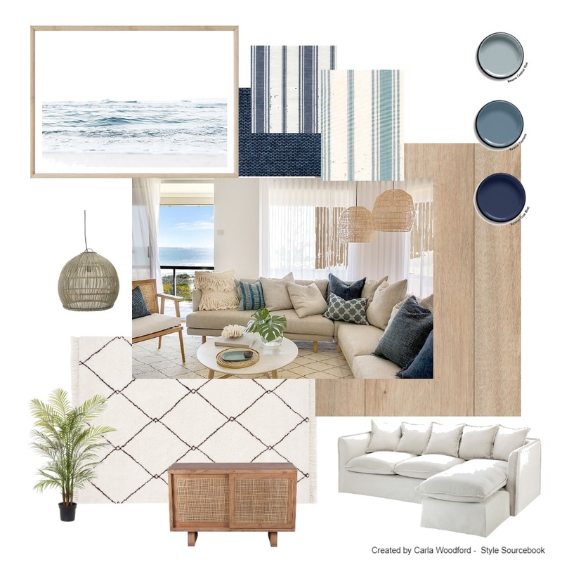 Coastal Blues Mood Board by carla.woodford@me.com on Style Sourcebook