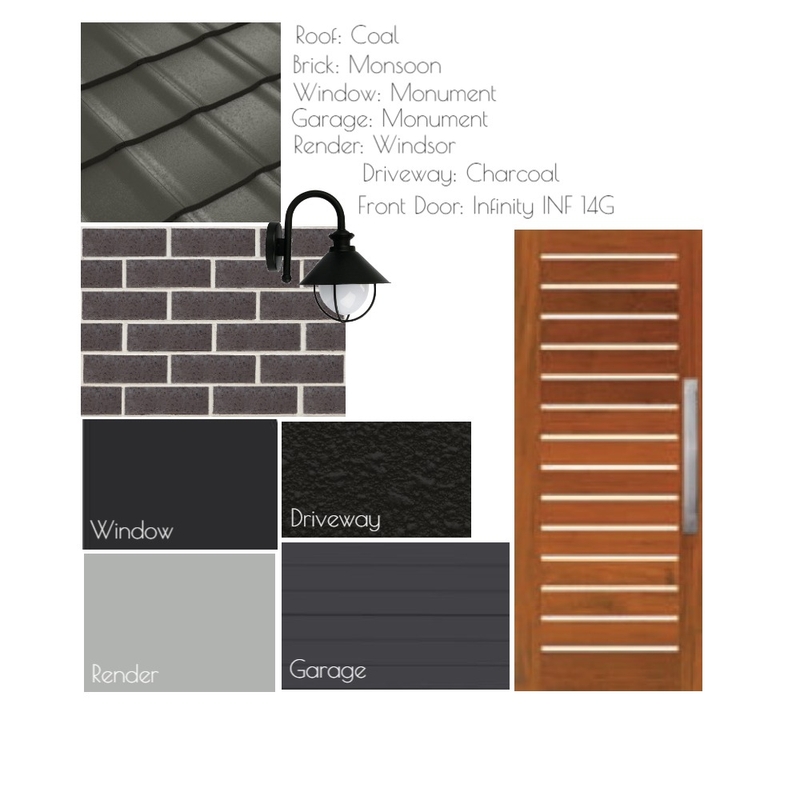 Display home Facade3 Mood Board by Charming Interiors by Kirstie on Style Sourcebook