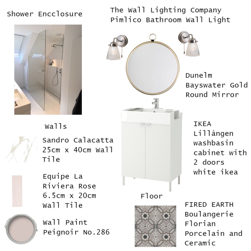 En-Suite Mood Board by Cinnamon Space Designs on Style Sourcebook