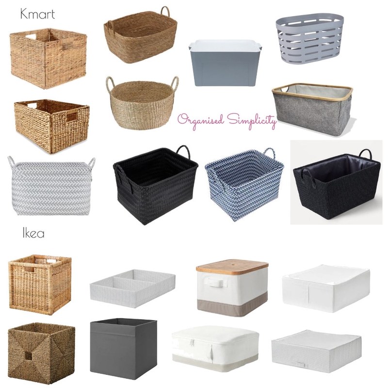 Baskets Mood Board by Organised Simplicity on Style Sourcebook