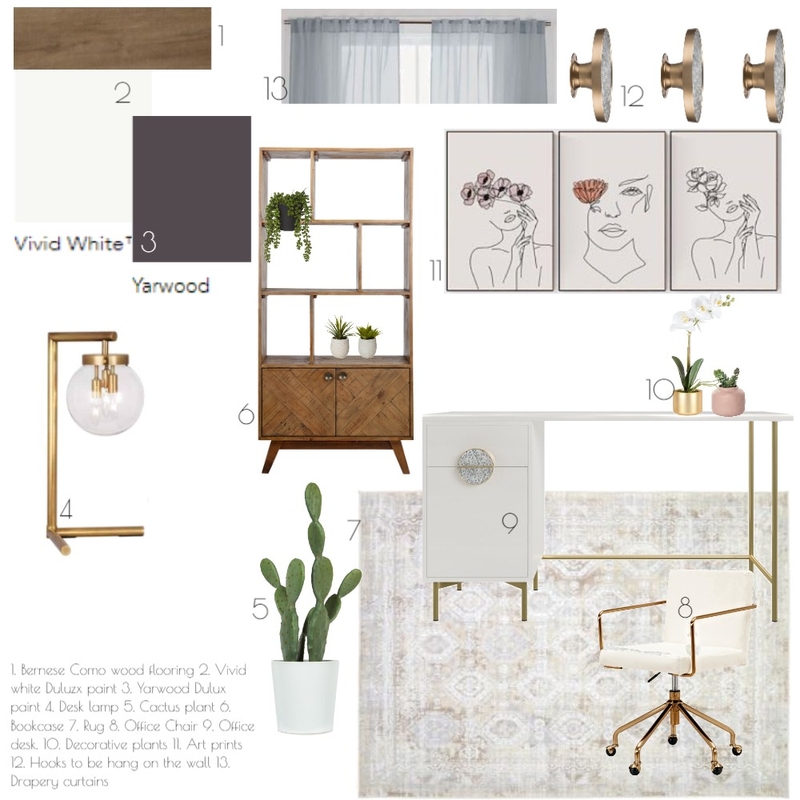 Study Mood Board by Lenelle on Style Sourcebook