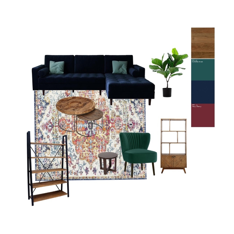 Apartment layout redesign - Electic vintage Mood Board by Sinead on Style Sourcebook