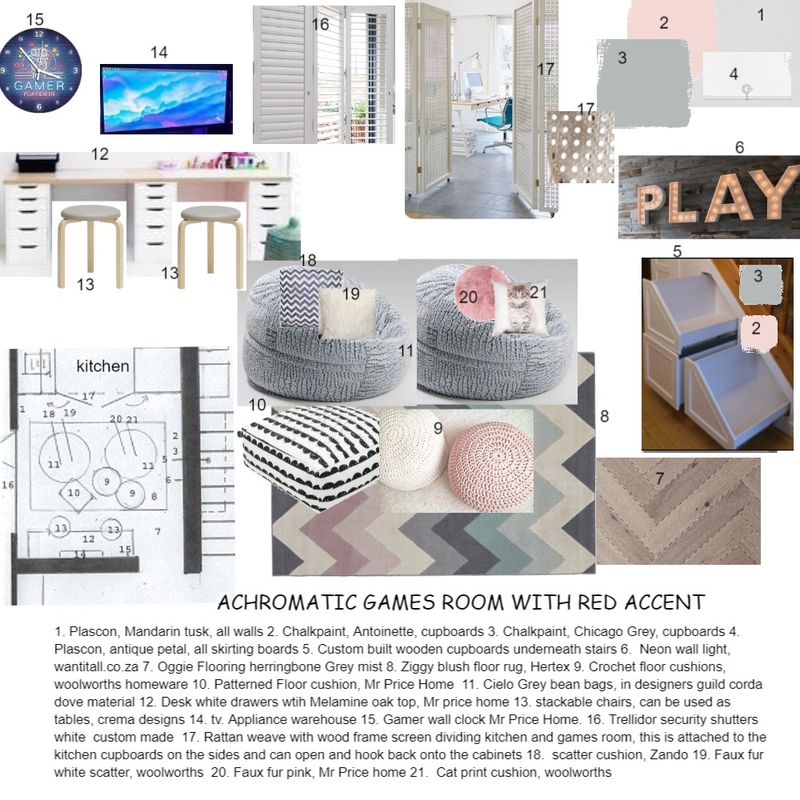 games room Mood Board by glynis on Style Sourcebook