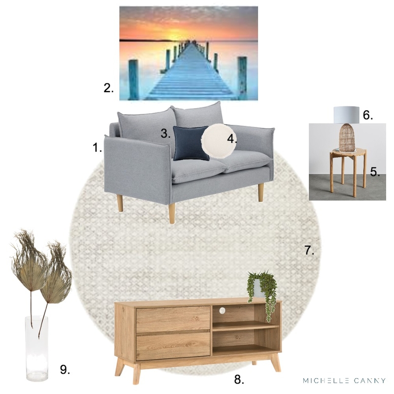 Coastal Living Space (Upstairs) Mood Board by Michelle Canny Interiors on Style Sourcebook