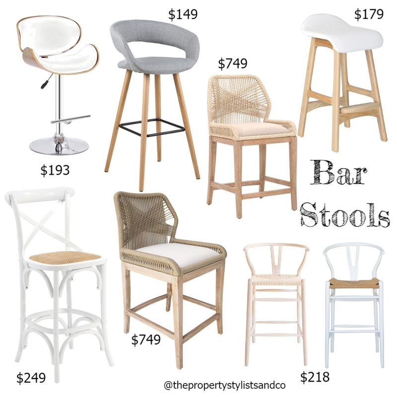 Bar stool Mood Board by The Property Stylists & Co on Style Sourcebook