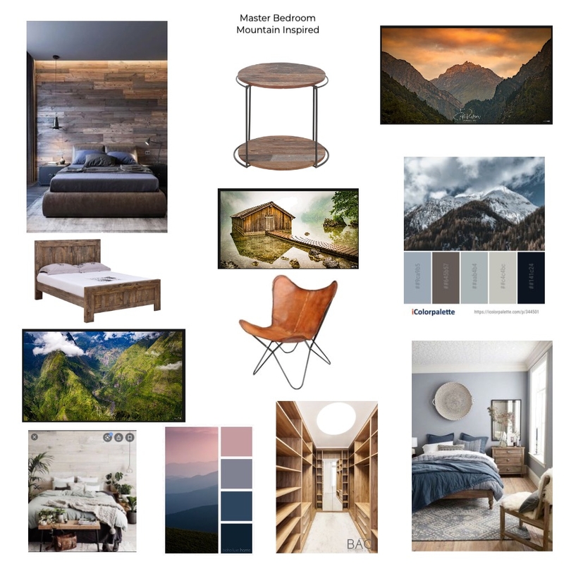 Master Bedroom Mountain Inspired Mood Board by Wildflower Property Styling on Style Sourcebook