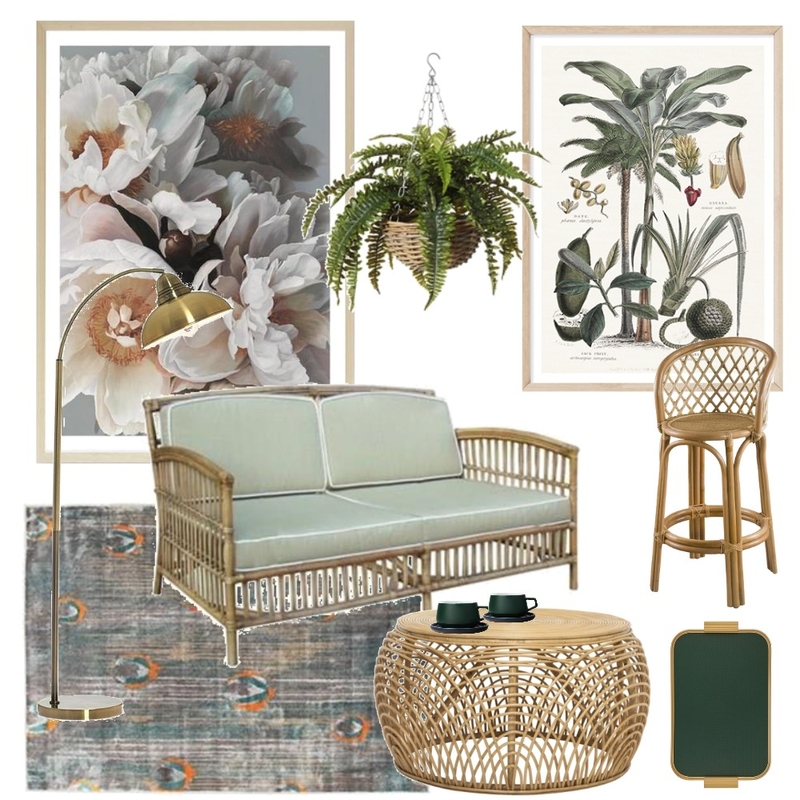 Botanical Tea Garden Mood Board by No 82 Interior Styling on Style Sourcebook