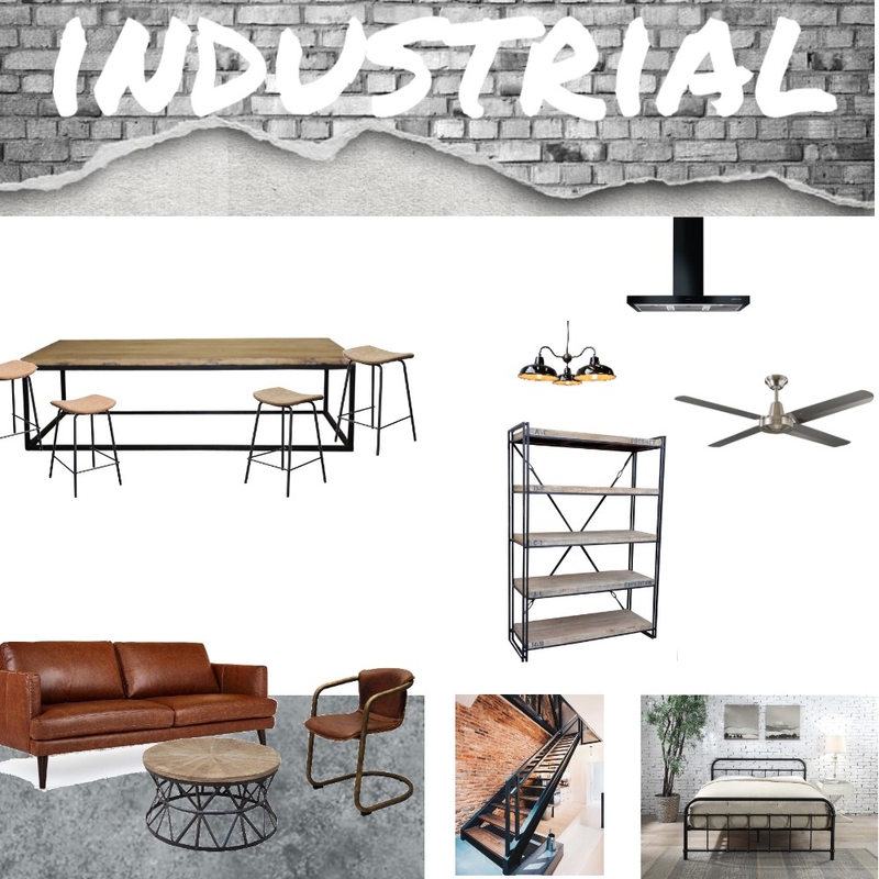 INDUSTRIAL Mood Board by zoepeterson on Style Sourcebook