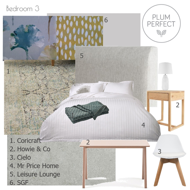 10 Lake Cypress - Bedroom 3 Mood Board by plumperfectinteriors on Style Sourcebook