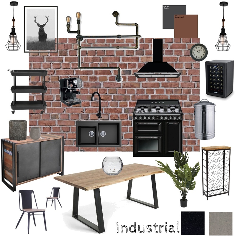 Industrial kitchen Mood Board by JuneMP on Style Sourcebook