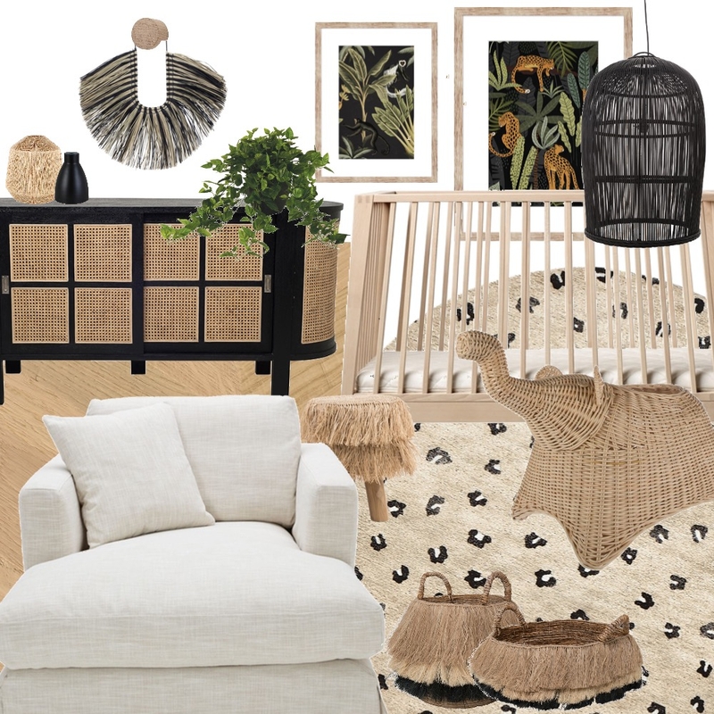 Jungle Nursery Mood Board by smub_studio on Style Sourcebook