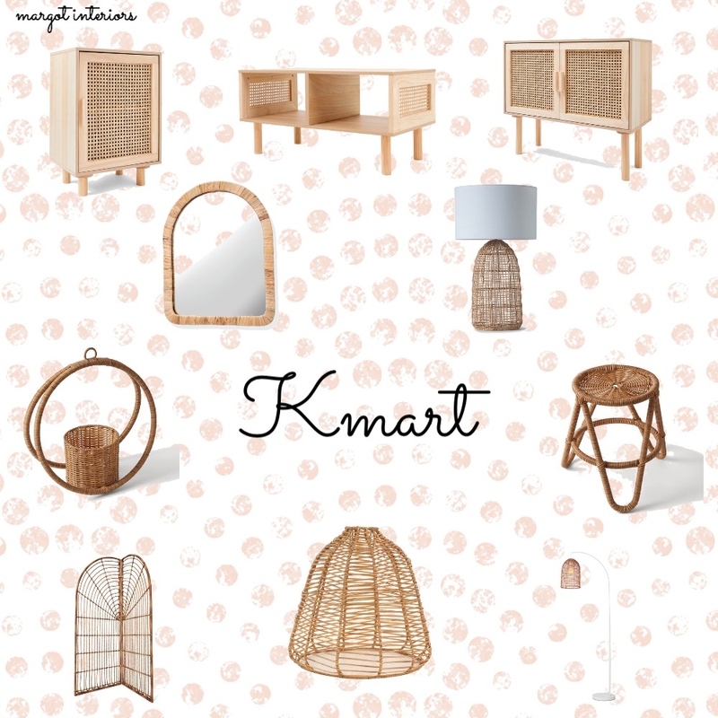 Kmart Rattan Range Mood Board by Margot Interiors on Style Sourcebook
