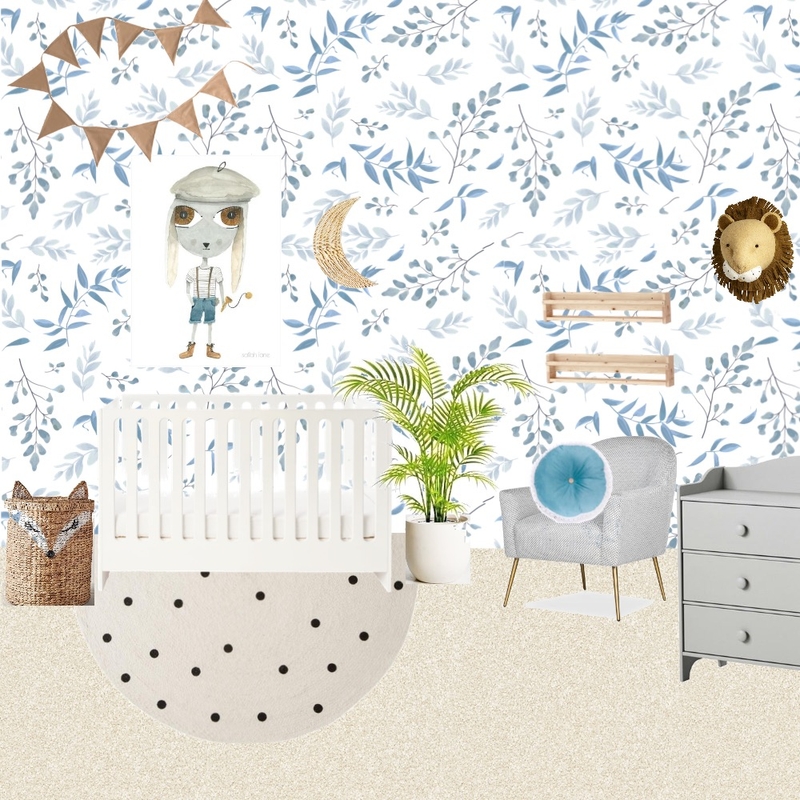 Will's Nursery Mood Board by Style and Leaf Co on Style Sourcebook