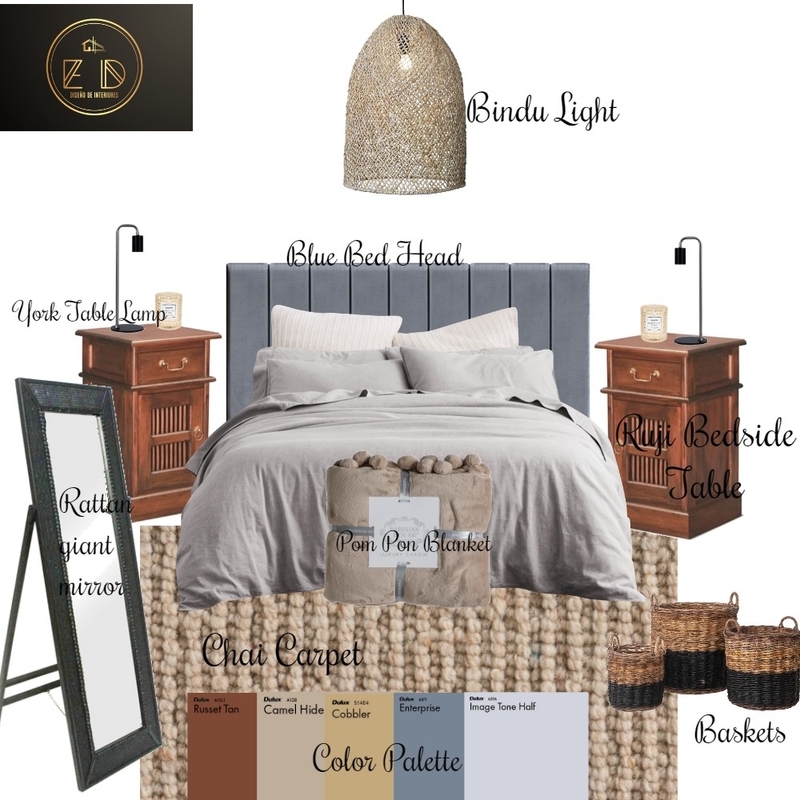 Asian Bedroom Mood Board by E D on Style Sourcebook